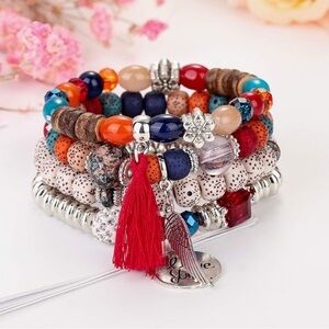 Bohemian Stretch Beaded Bracelets